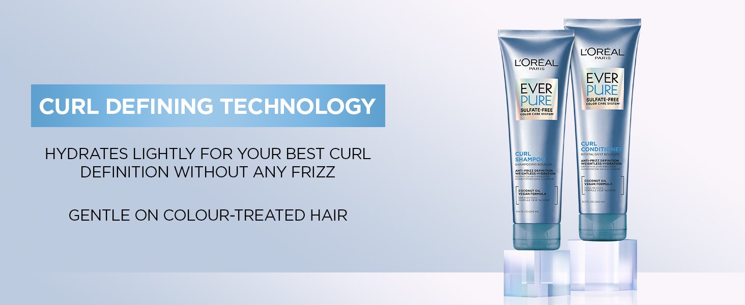 L'Oréal Paris EverPure Sulfate-Free Volume Shampoo and Conditioner, Education Module Content Full Range Benefit